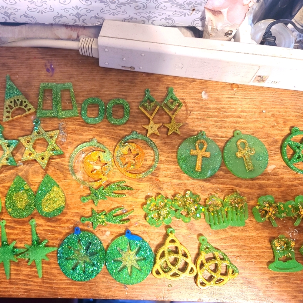 St Patrick's Day Earrings